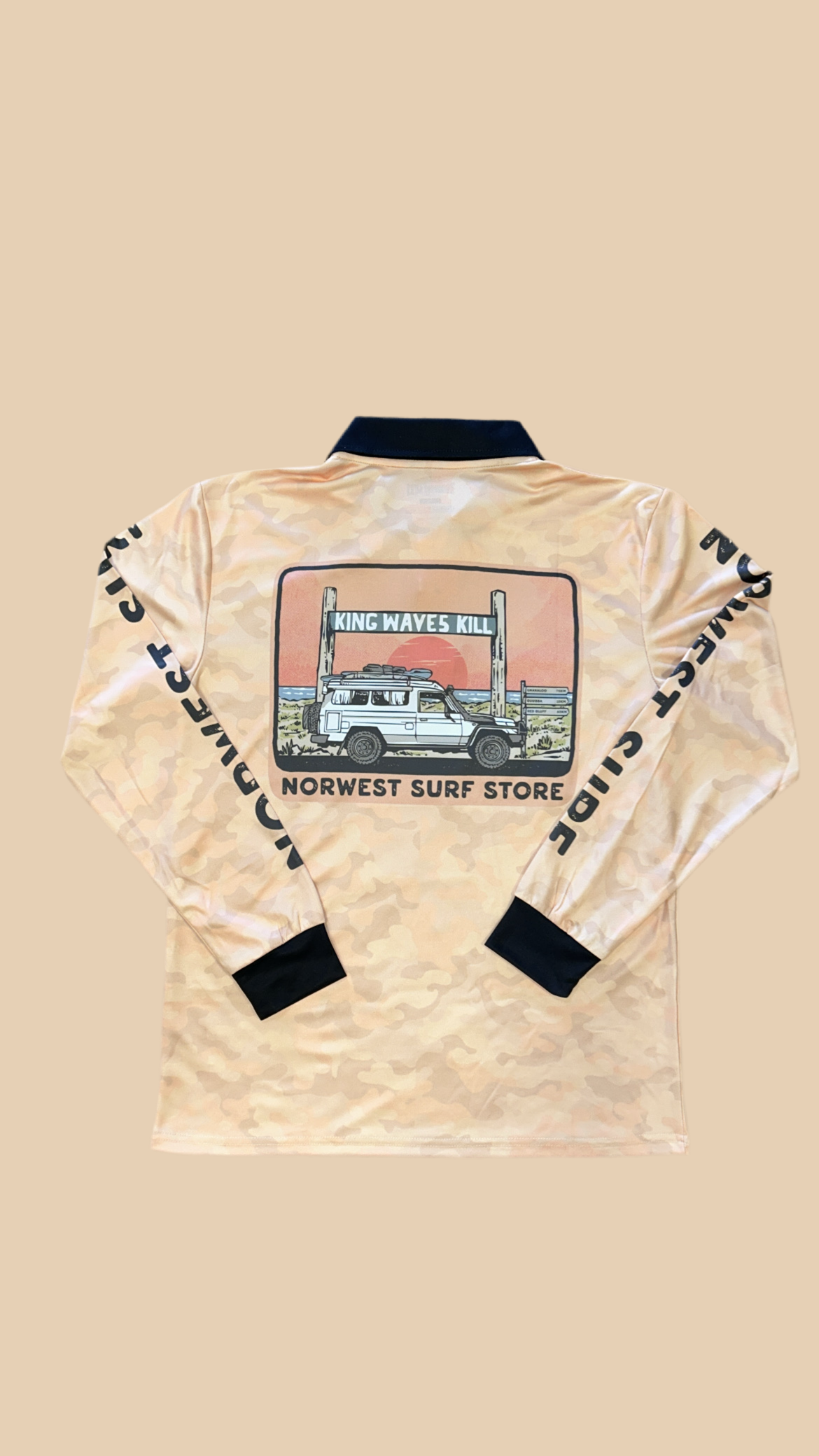 Troopy x King Waves Kill Fishing Shirt
