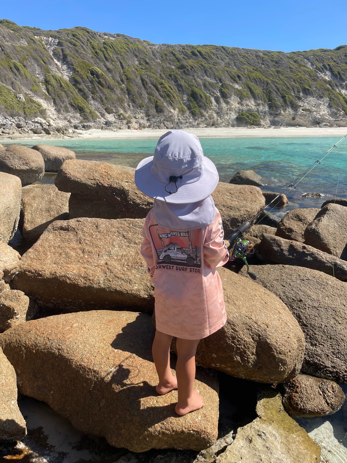 Kids Troopy x King Waves Kill Fishing Shirt
