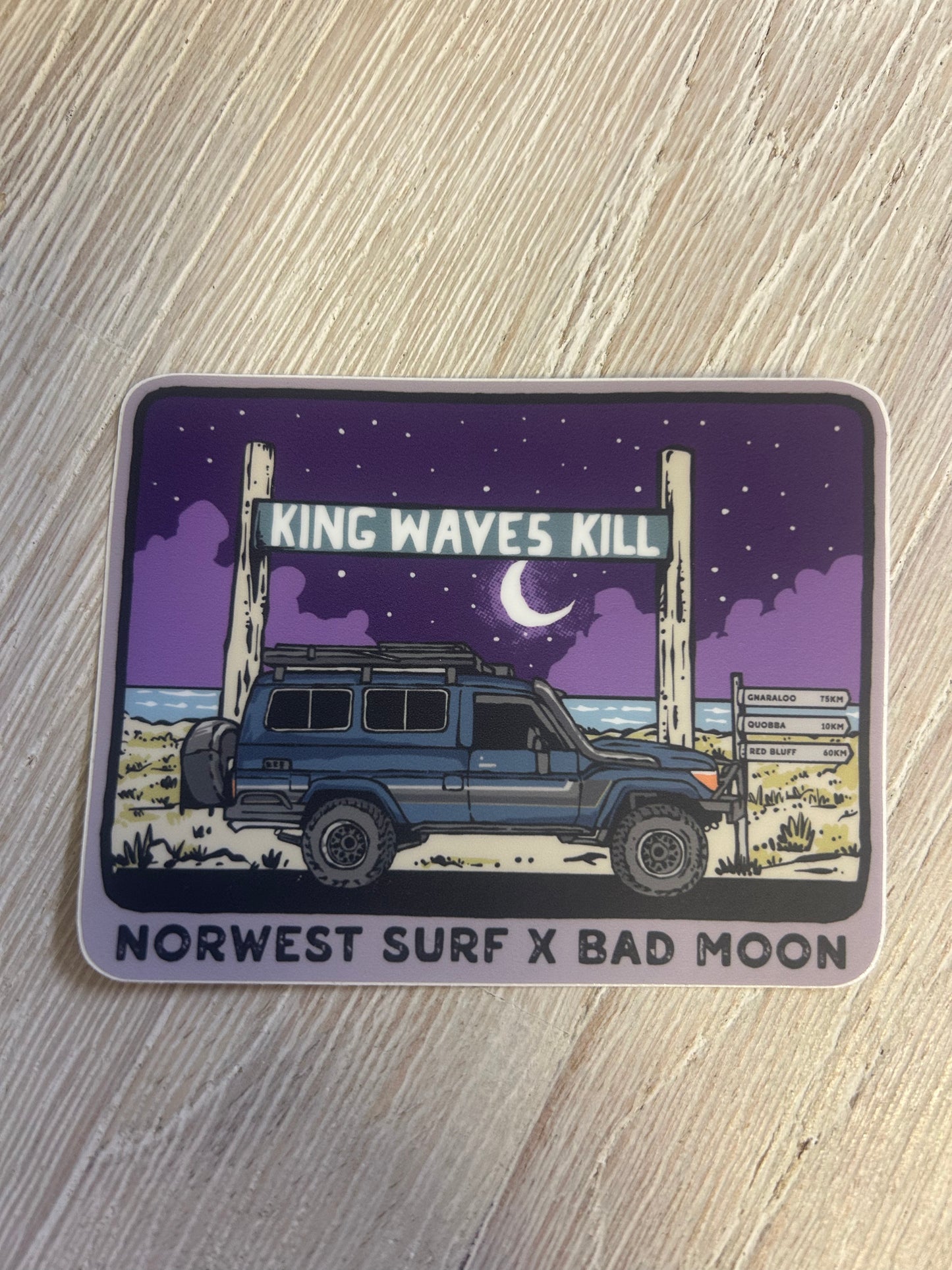 Sticker - Badmoon x Norwestsurf