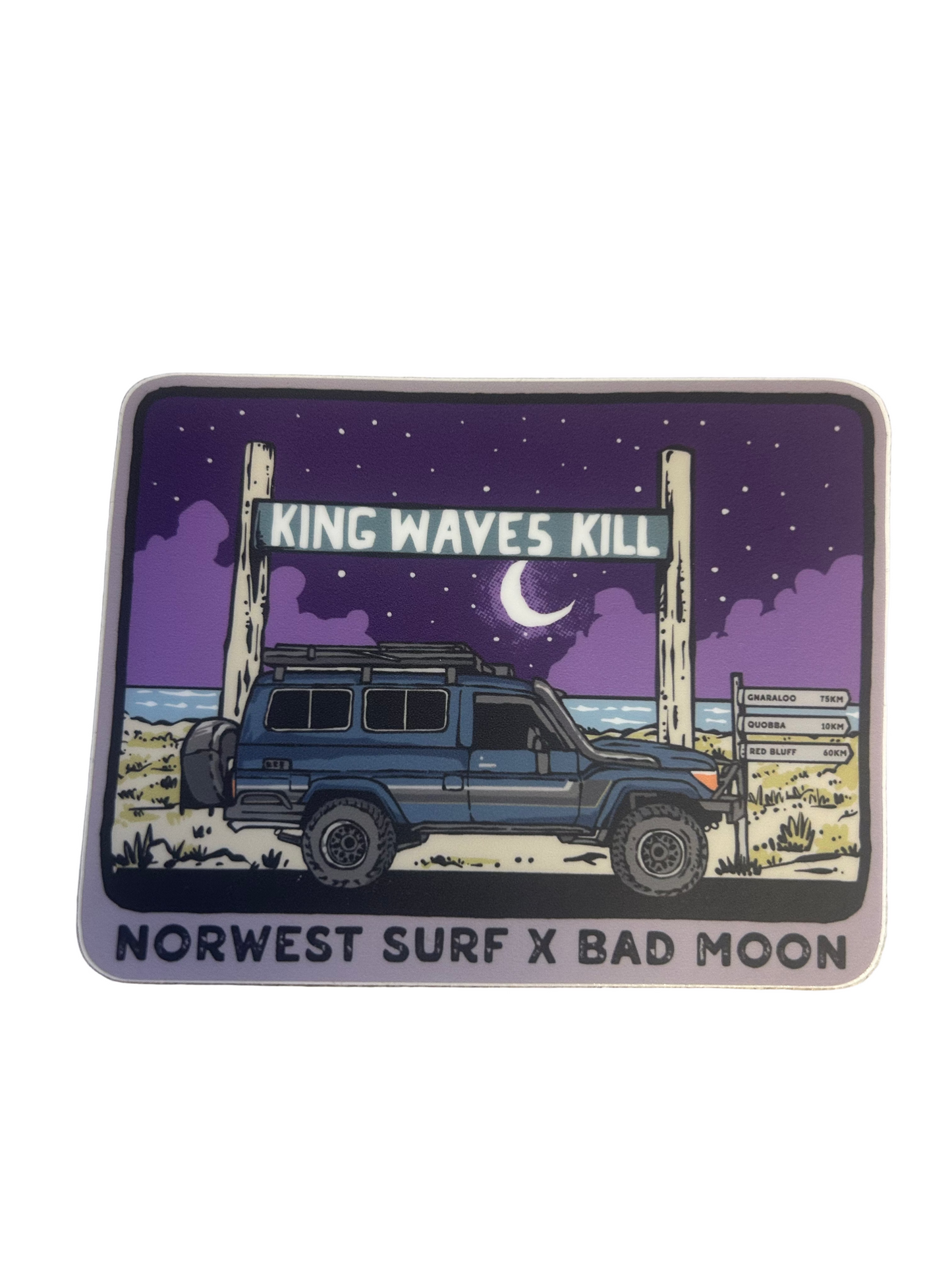 Sticker - Badmoon x Norwestsurf