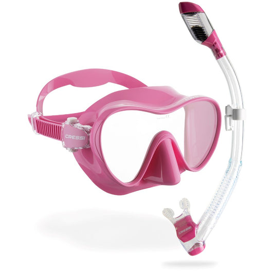 Cressi F1 + Dry Mask & Snorkel Set