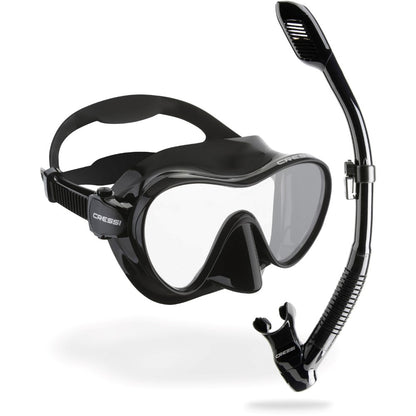 Cressi F1 + Dry Mask & Snorkel Set