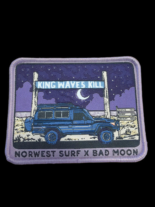 King waves kill x Badmoon patch