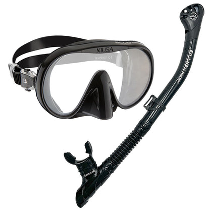 Cressi Musa and Scilla Dry Mask & Snorkel Set