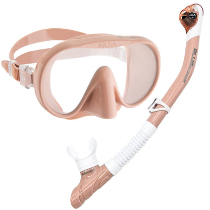 Cressi Musa and Scilla Dry Mask & Snorkel Set